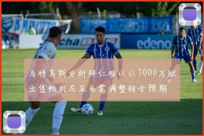 马特乌斯分析拜仁难以以3000万欧出售帕利尼亚或需调整转会预期